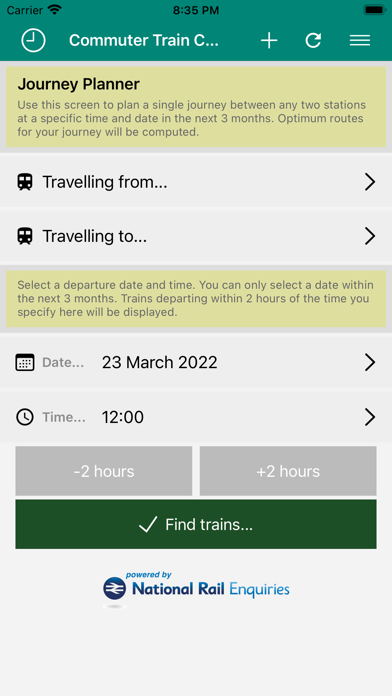 Commuter Train Check Screenshot