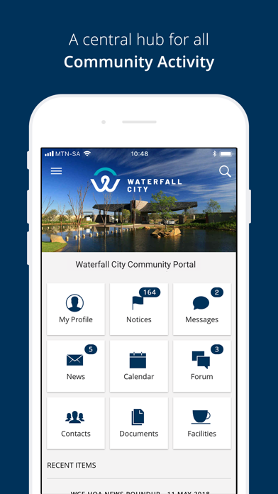Waterfall City CommunityPortal Screenshot