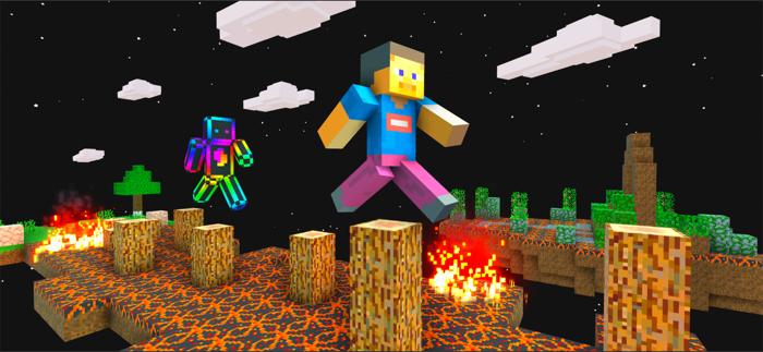 Craft Parkour  3D Blocky Race