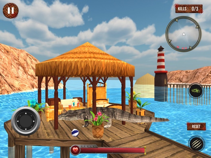 Hungry Crocodile Attack Croco