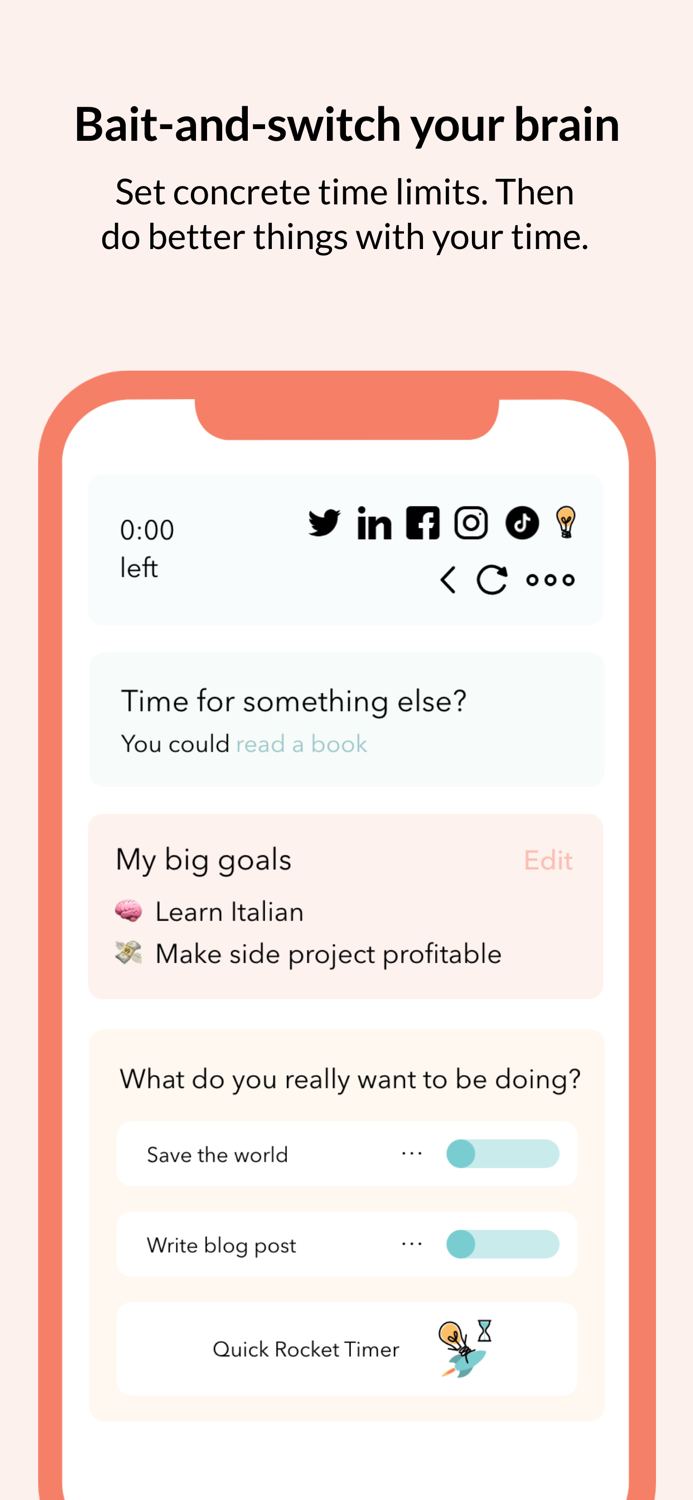 Unscroll Scroll Less. Do More