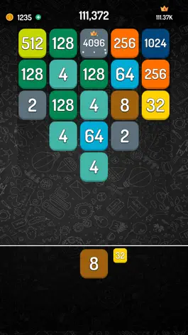 Game screenshot X2048 Merge : Number puzzle apk