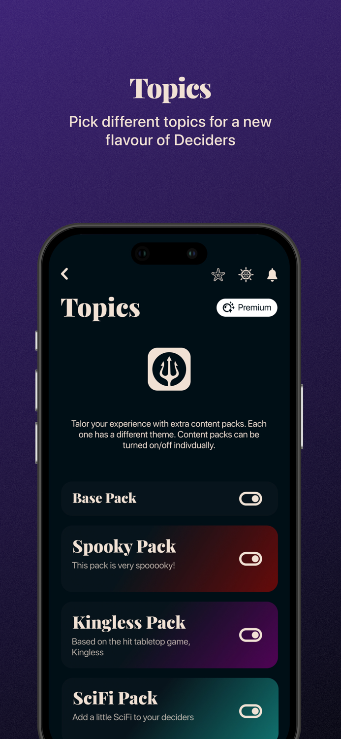 DecideOn - Who goes first