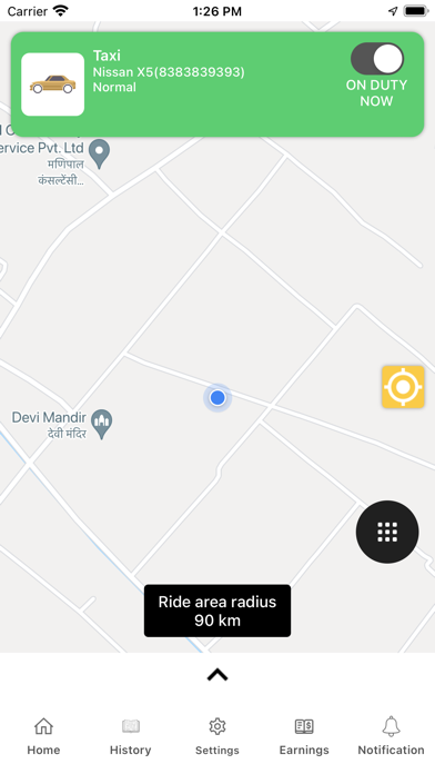 TaxiClubPanama Driver Screenshot