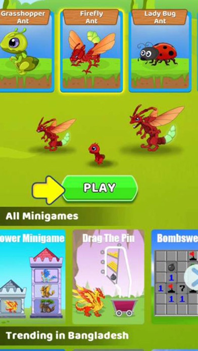 Monster vs Ant -battle & build Screenshot
