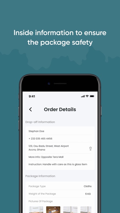 Tevio-Courier:Pickup & Deliver Screenshot