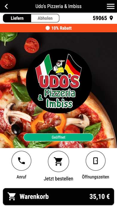 Udo's Pizzeria & Imbiss Screenshot