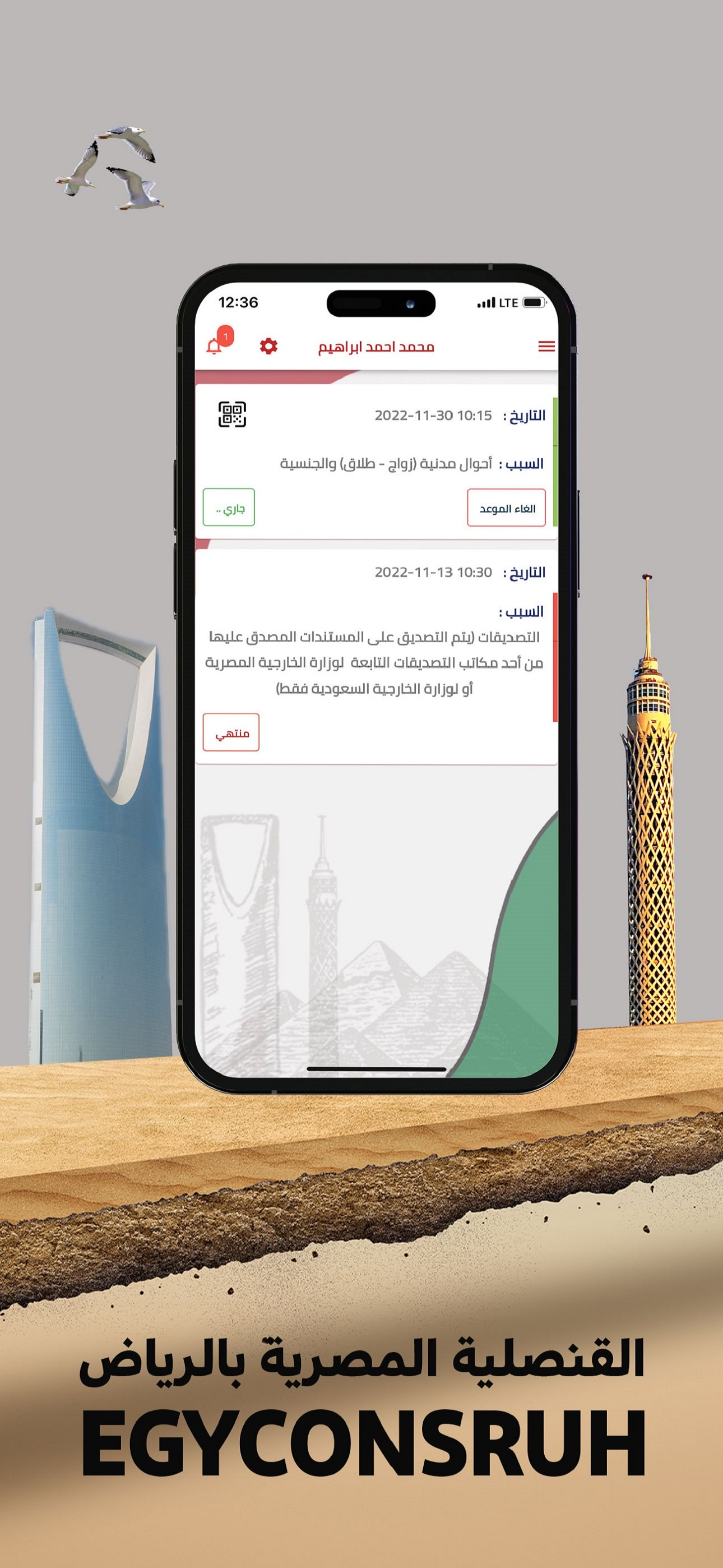 القنصلية المصرية بالرياض