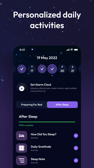 Sleep: Tracker, Relax Sounds Screenshot