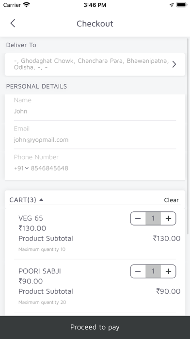 Orderista Screenshot