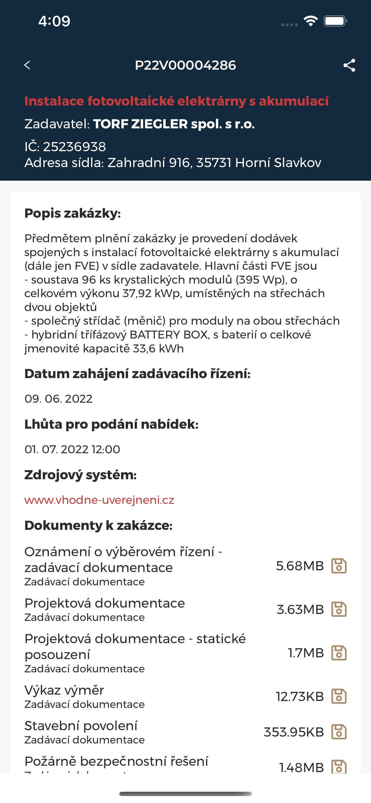 Veřejné zakázky PoDo