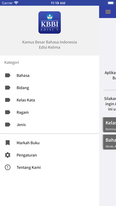 Kamus Besar Bahasa Indonesia Screenshot