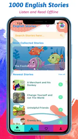 Game screenshot 1000 English Stories Offline mod apk