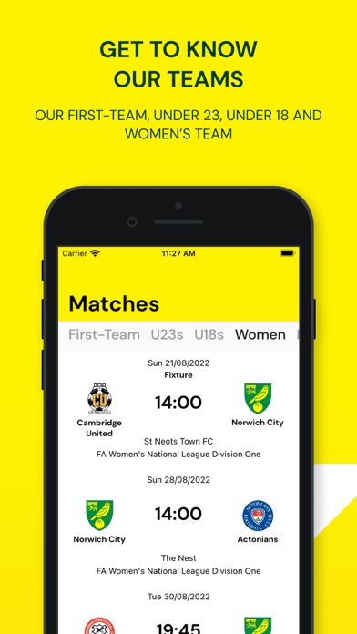 Norwich City FC Screenshot