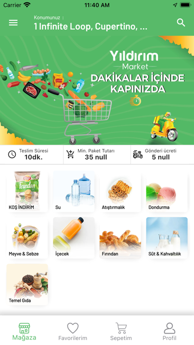 YILDIRIM MARKET Screenshot