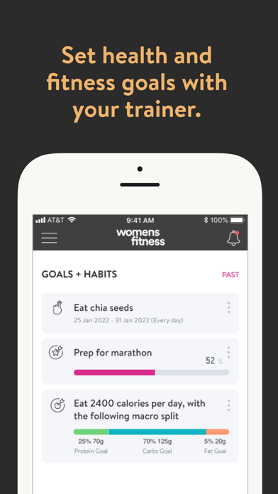 Womens Fitness Training App Screenshot