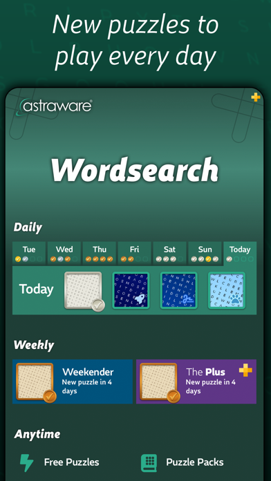 Astraware Wordsearch Screenshot