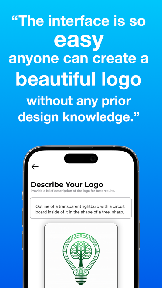 #2. AI Logo Generator App (iOS) 由: Flowzio Studio