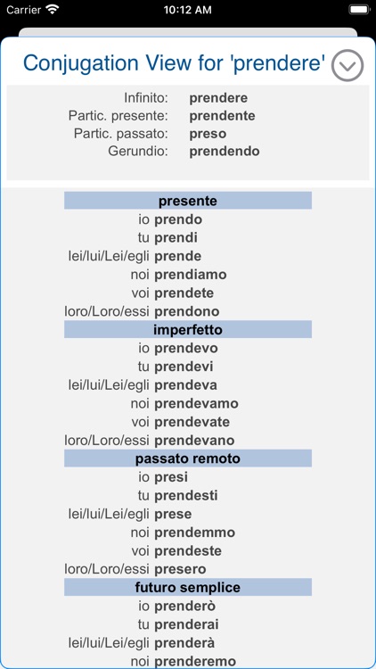 Verbi - Italian Verb Trainer