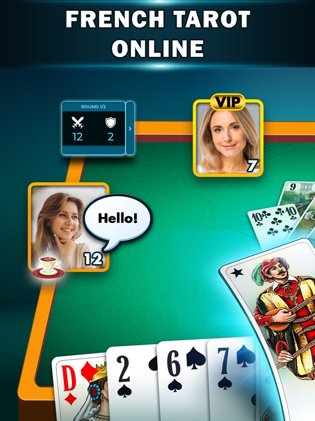 VIP Tarot Card Game on the App