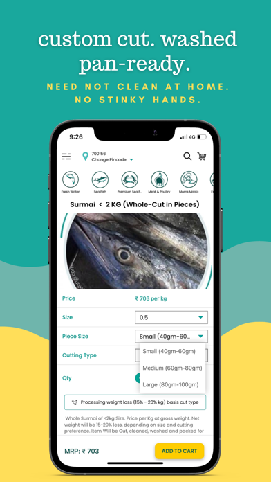 Jalongi : Fresh Fish & Seafood Screenshot
