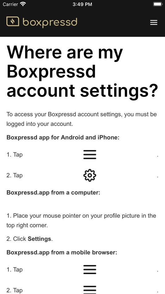 #5. Boxpressd Help Center (iOS) 由: Elite Developer Solutions