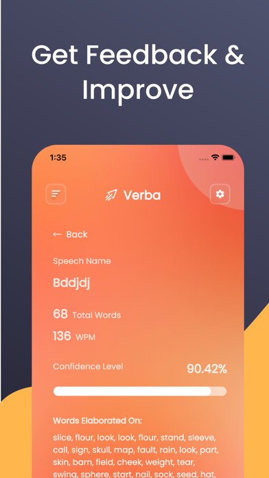 Verba | Public Speaking Coach Screenshot