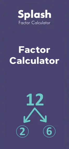 Game screenshot Factoring Calculator mod apk