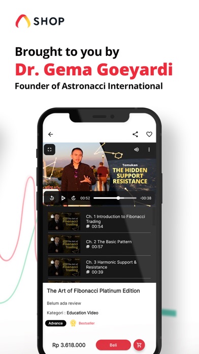 Astronacci Shop Screenshot