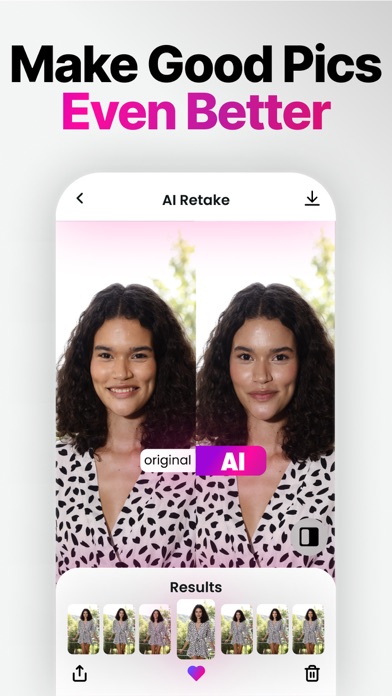 Retake AI: Face & Photo Editor Screenshot