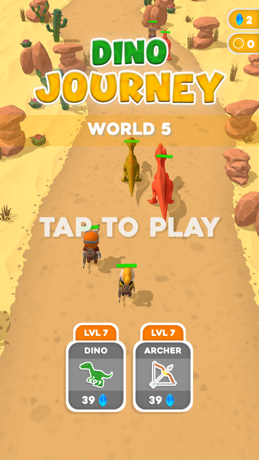 #5. Dino Journey (iOS) 由: Ristretto Studios