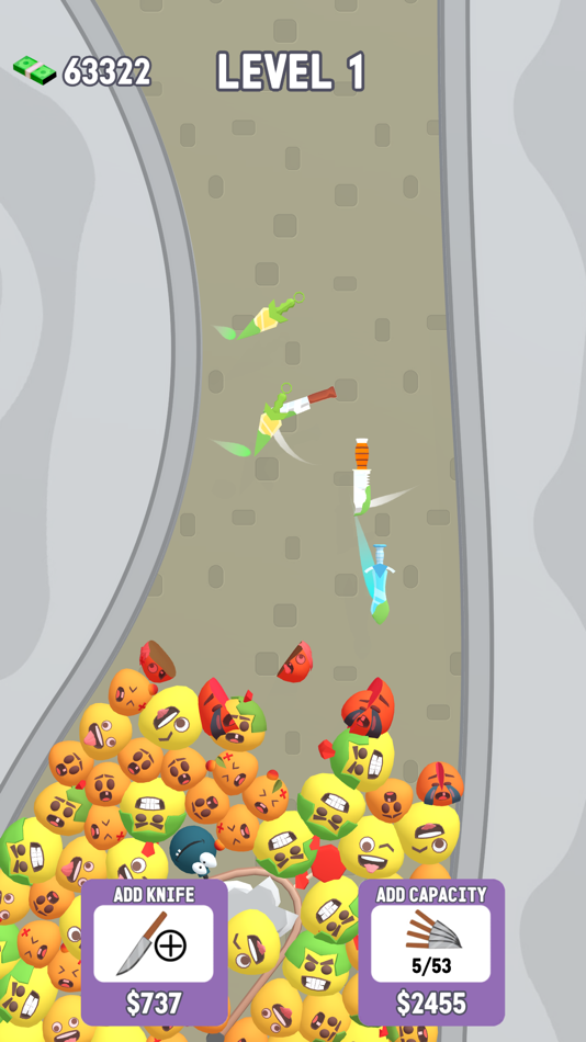 #1. Knife Cut Idle (iOS) 由: Melih Kavla