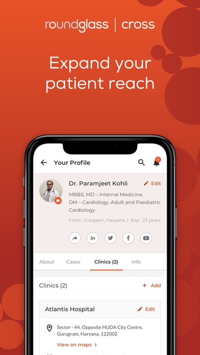 RoundGlass Cross for Doctors Screenshot