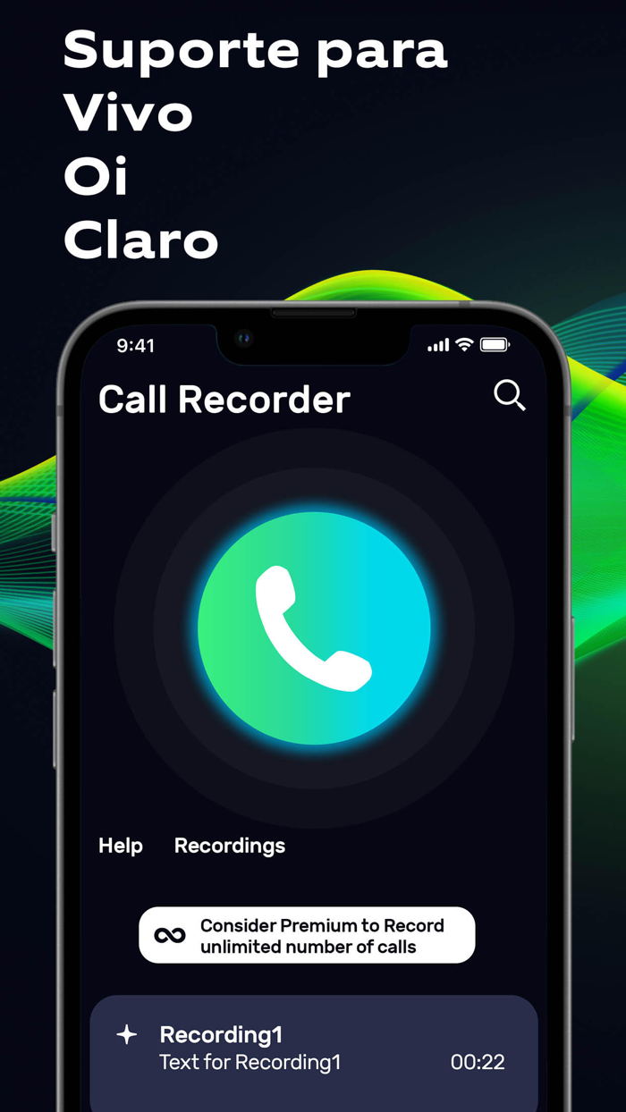 Gravador de Chamadas Mini