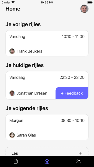 Rijplan Screenshot