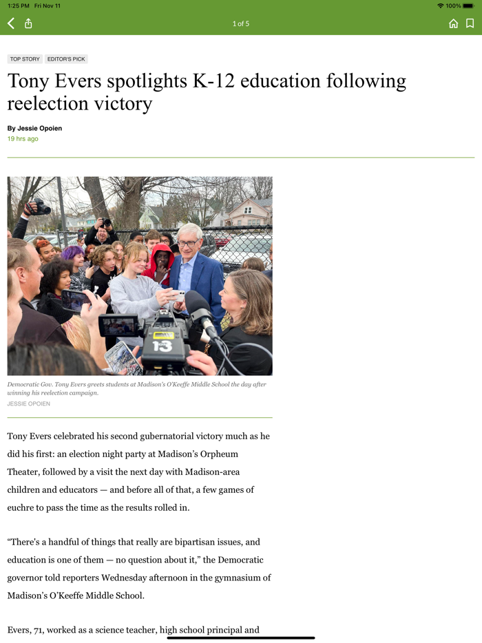 Cap Times for iPhone