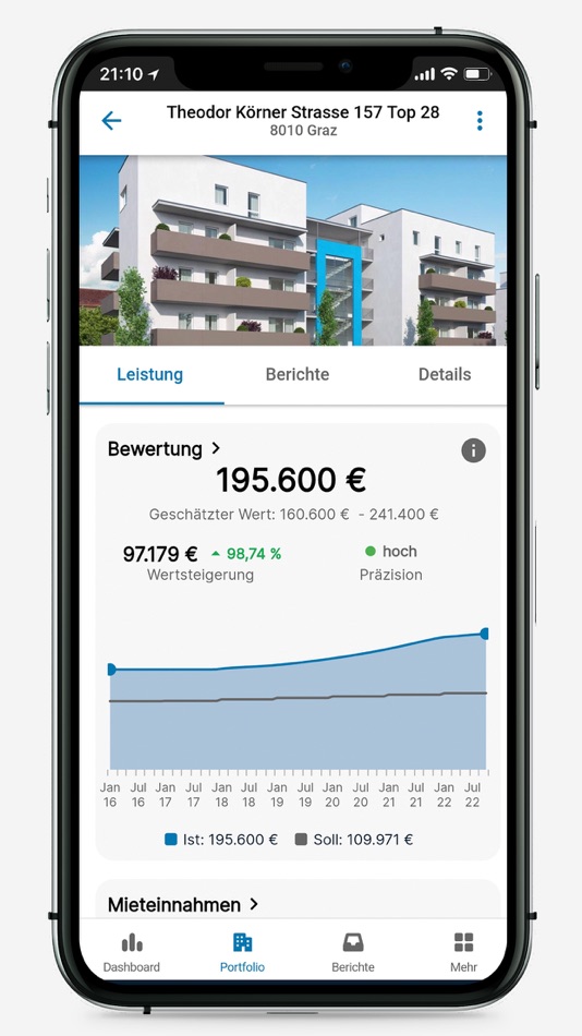 #2. C&P Immobilien App für Anleger (iOS) Με: C&P Immobilien AG