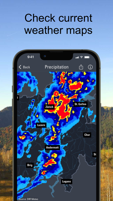 Weather Alarm: Switzerland Screenshot