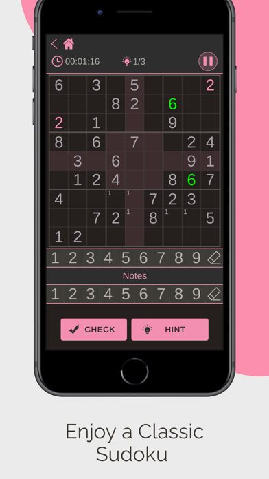 Yet Another Classic Sudoku Screenshot