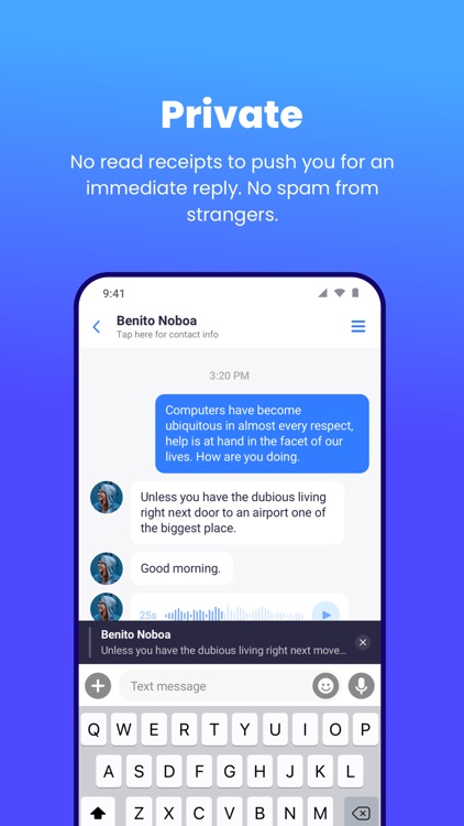 Poppin Messenger screenshot-4
