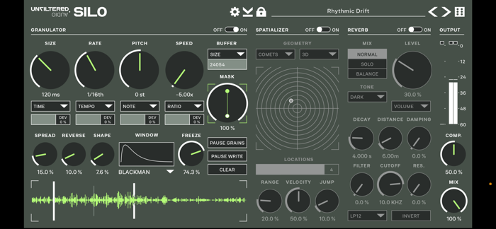 Silo - Granulator and Reverb