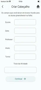 Criar Atividades Escolares screenshot #4 for iPhone