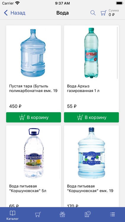 Вода Коршуновская