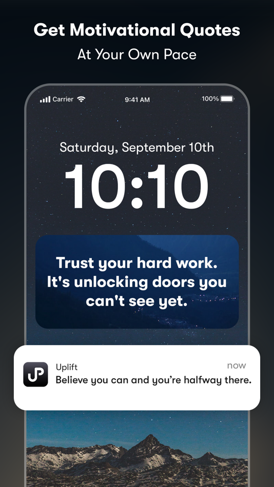 Uplift - Motivation Quotes App - 1.0.2 - (iOS)