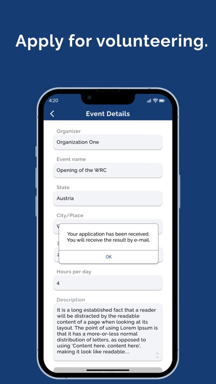 Sport Volunteers screenshot-4