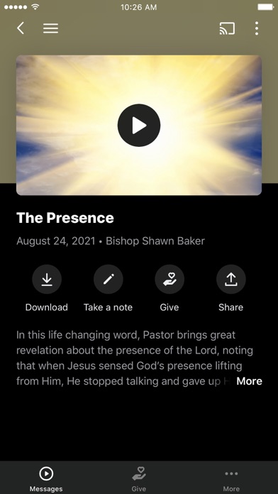 Bishop Shawn Baker Screenshot