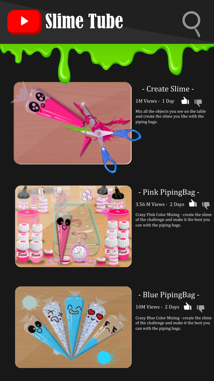 Piping Bags - Makeup Slime Mix