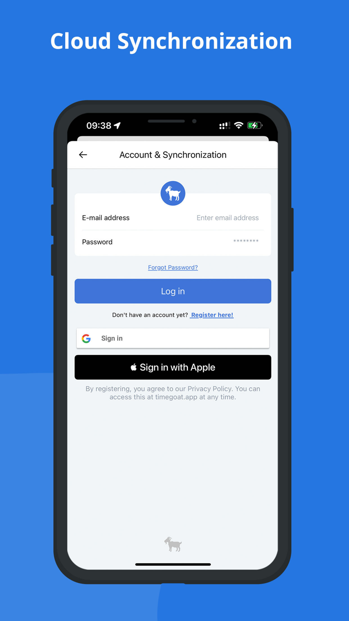 timeGOAT - Time Tracking