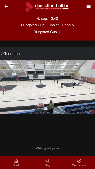Danskfloorball.tv Screenshot