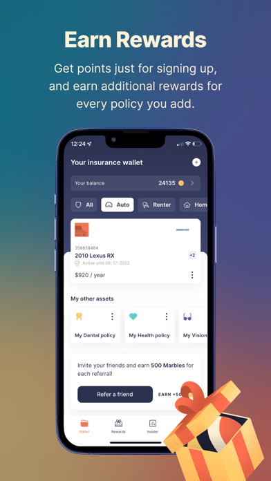 Marble: Insurance Rewards Screenshot
